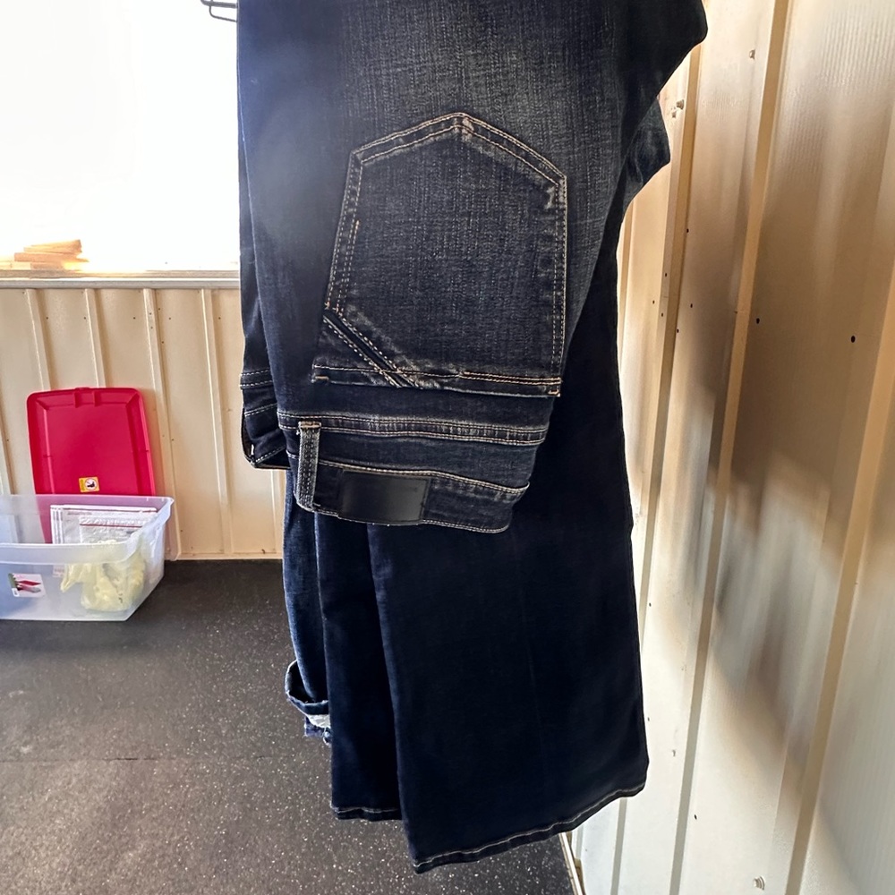 Buckle Black boot cut jeans